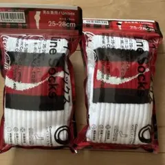 ファミマ コンビニエンスウェア コカ・コーラ ソックス 25-28cm 2足