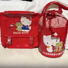 HELLO KITTY トートバッグ　丸ポーチ２点セット