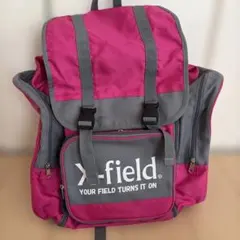X-field ピンク バックパック　修学旅行　リュック　大型