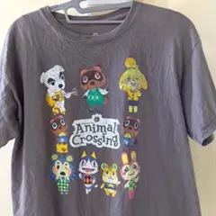 あつ森 古着 半袖Tシャツ M相当 海外古着 ゲーム あつまれどうぶつの森