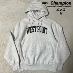 00s~ Champion オリジナル リバースウィーブ パーカー メンズ M