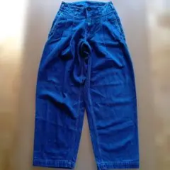 CePo ダークブルー ワイドパンツ