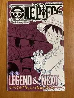 少年ジャンプ付録 ONE PIECE ミニマガジン