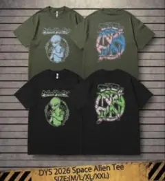 Space Alien エイリアン Tシャツ BONEZ SHADOWS DYS Space Alien エイリアン Tシャツ BONEZ SHADOWS DYS - メルカリ