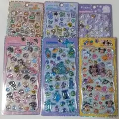 新品未開封 プチドロップステッカー ディズニー 他 6枚セット