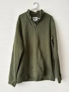 OLD NAVY ハーフジップ セーター XL オリーブグリーン