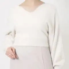 MERCURYDUO 2WAYミニシャギーコンパクトニット