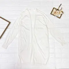 MICHEL KLEIN ミッシェルクラン ホワイト カーディガン サイズ38