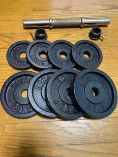 ROSANJIN　ダンベルセット 2.5kg×4,1.25kg×4,シャフト×1