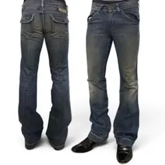 diesel bootcut denim y2k arhcive swag