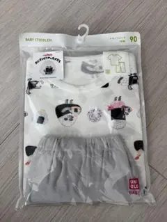 【新品】UNIQLO ベビー 半袖パジャマパンどろぼうおにぎりぼうや 90cm