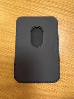 Apple純正　iPhoneファインウーブンウォレットーブラック