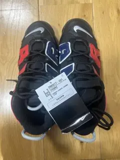 値下げ　正規品　未使用新品　NIKE モアテン　ブルズ　27.5 2026年最新】nike air more uptempo bullsの人気アイテム - メルカリ