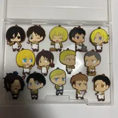 値下げ3555→3000 進撃の巨人 ちみキャラ ラバーストラップ  14点