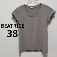 BEATRICE ベアトリス 半袖 カットソー Tシャツ グレー 38のサムネイル