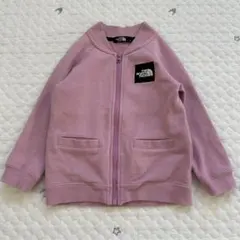 【7061】ザノースフェイス　ピンク　ベビーパーカー　90cm