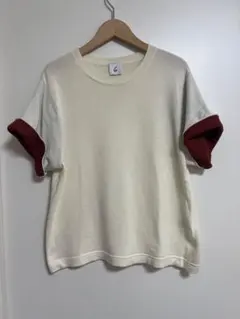 6(ROKU)＞コットンレーヨン チノ ノースリーブ トップス ベージュ