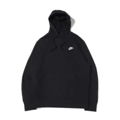 【半額】 NIKE パーカー ブラック 刺繍ロゴ 新品・正規品・タグ付