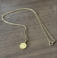 ALM HEMP＆GOLD リバーシブルネックレスPEACE K18WBA伊利篤のサムネイル