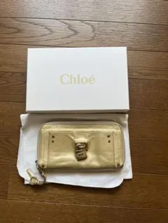 Chloé ゴールド 長財布 鍵付きのサムネイル