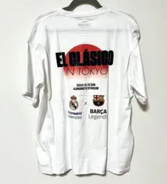 【美品】EL CLÁSICO IN TOKYO 記念Tシャツ【L】　ホワイト