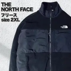 【美品】ノースフェイス フリースジャケット デナリ ブラック 2XL ナイロン