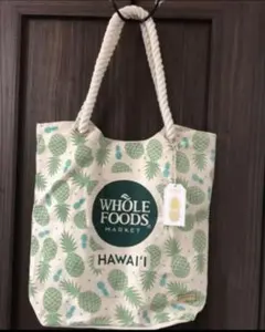 日本未入荷❤️ハワイ限定 ホールフーズ エコバッグ トートバッグ タグアロハ
