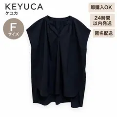 (SM7-105) KEYUCA ケユカ スキッパー チュニックブラウス F
