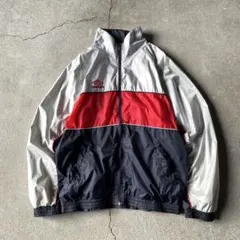 90s UMBRO アンブロ ナイロンジャケット ワンポイント 刺繍ロゴ XL