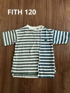 FITH ボーダー切り替え半袖Tシャツ120