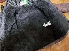 フード付きダウンコート ブラウン・ブラック 新品タグ付き