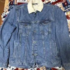 Bershka ボア襟 デニムジャケット USA Mのサムネイル