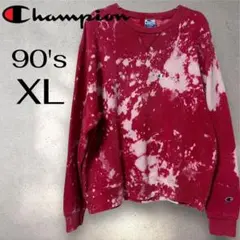 90s Champion リバースウィーブ 刺繍タグ タイダイ XL USA製