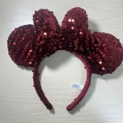 ミッキー型スパンコールカチューシャ