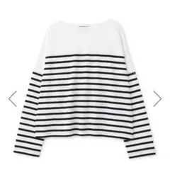 【定価¥19,250(税込)】Le minor パネルボーダーカットソー