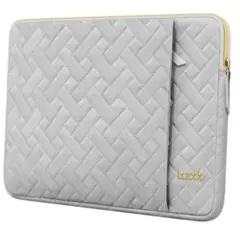 Lacdo ラップトップスリーブケース 用 16"コンピュータバッグ　グレー