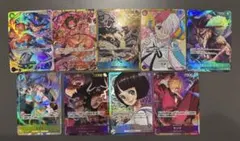 ワンピースカード　パラレル　シークレット　リーダーパラレル　8枚まとめ売り