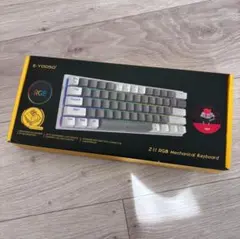 白軸 60％小型 e元素ゲーミングキーボード US英語配列