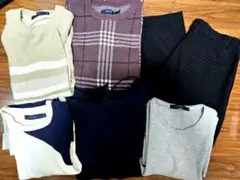 6点セット RAGEBLUE GU パーカー ニット パンツ