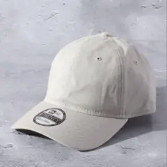 9TWENTY ニューエラ キャップ オフホワイト　シンプル