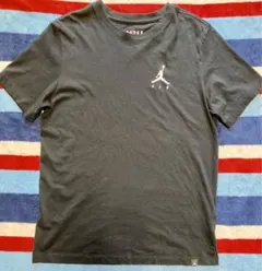 air jordan ブラック Tシャツ　L ジャンプマン白刺繍