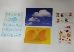 ‡平成レトロ～絵葉書やシール。オマケ付き。