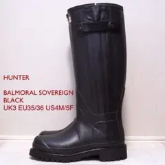 HUNTER ハンター バルモラル ソブリン　レインブーツ 未使用 HUNTER ハンター バルモラル ソブリン サイド