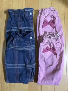 ボトムス　4本セット　双子　120