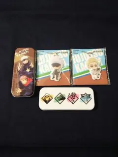 呪術廻戦　ファミマ　チャーム　缶　まとめ売り　五条悟　七海建人