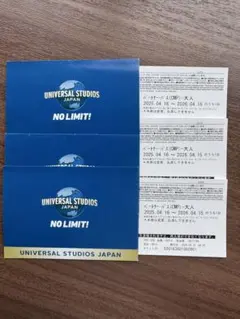 即納 ユニバーサル・スタジオ・ジャパンチケット3枚のサムネイル