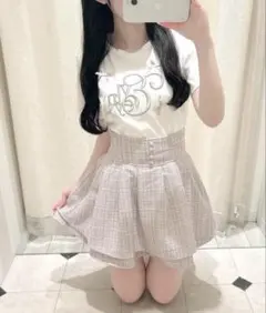 evelyn ツイードダブルフレア sk