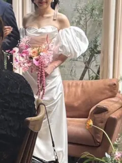 袖のみ　ウェディングドレス　付け袖