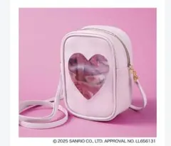 sweet 3月付録 マイメロディ＆クロミ ハート窓が可愛い ポーチポシェット