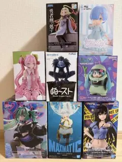 プライズフィギュア まとめ売り8点セット 初音ミク　フリーレン レム ぬースト フィギュア まとめ売り8点セット 初音ミク フリーレン レム ぬースト
